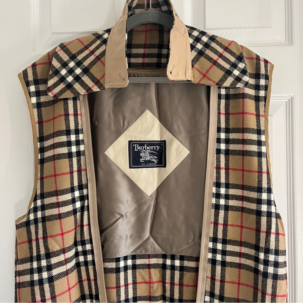 Vintage 90s Burberry trench coat wool lining - BNWT